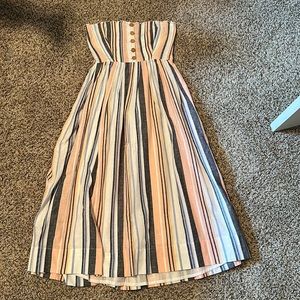 Free people strapless dress